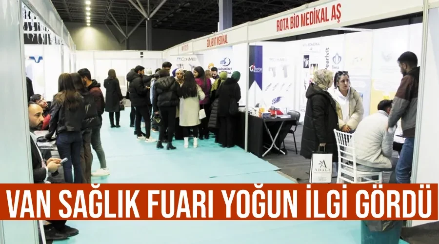 Van Sağlık Fuarı yoğun ilgi gördü