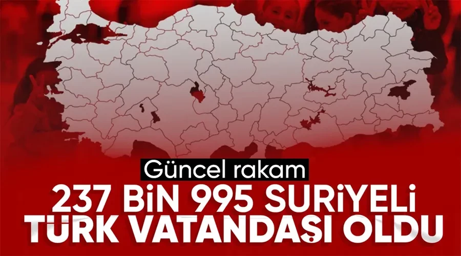 Bakan Yerlikaya, vatandaşlık alan Suriyeli sayısını açıkladı