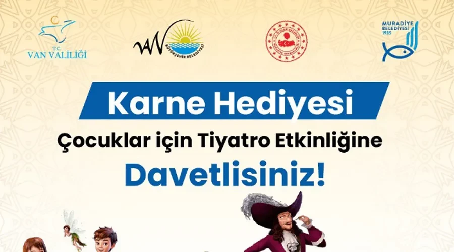 Muradiye Belediyesinden öğrencilere tiyatro etkinliği daveti