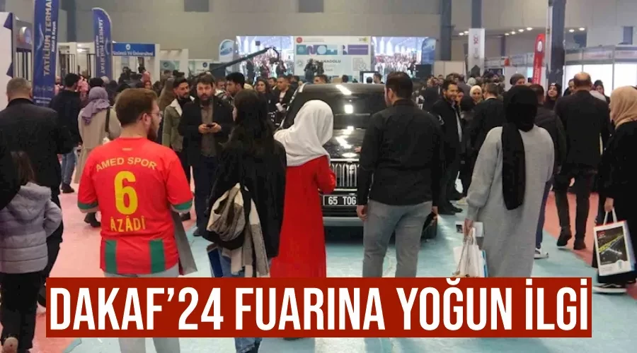 DAKAF’24 Fuarına yoğun ilgi