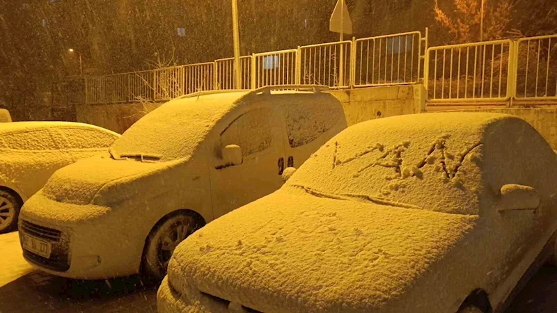 Van’da yoğun kar yağışı etkili oluyor