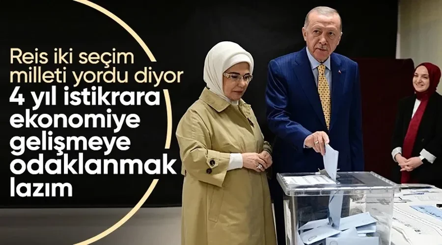 Cumhurbaşkanı Erdoğan oyunu kullandı