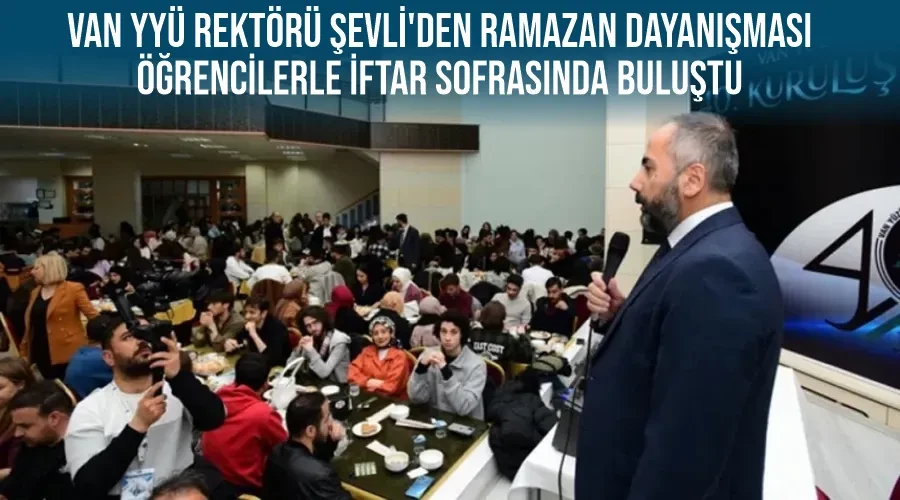 Van YYÜ Rektörü Şevli