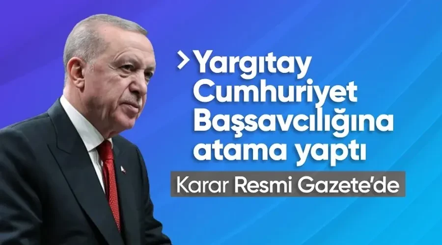 Yargıtay Cumhuriyet Başsavcılığı görevine Muhsin Şentürk seçildi