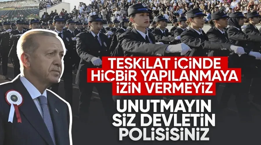 Cumhurbaşkanı Erdoğan Polis Akademisi Mezuniyet Töreni