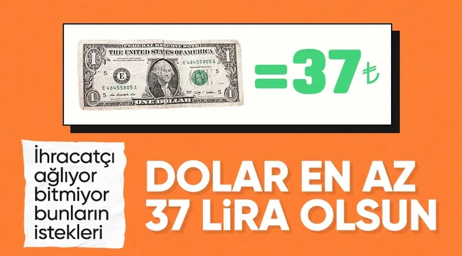 İhracatçılardan kur çıkışı: Dolar en az 37 TL olmalı