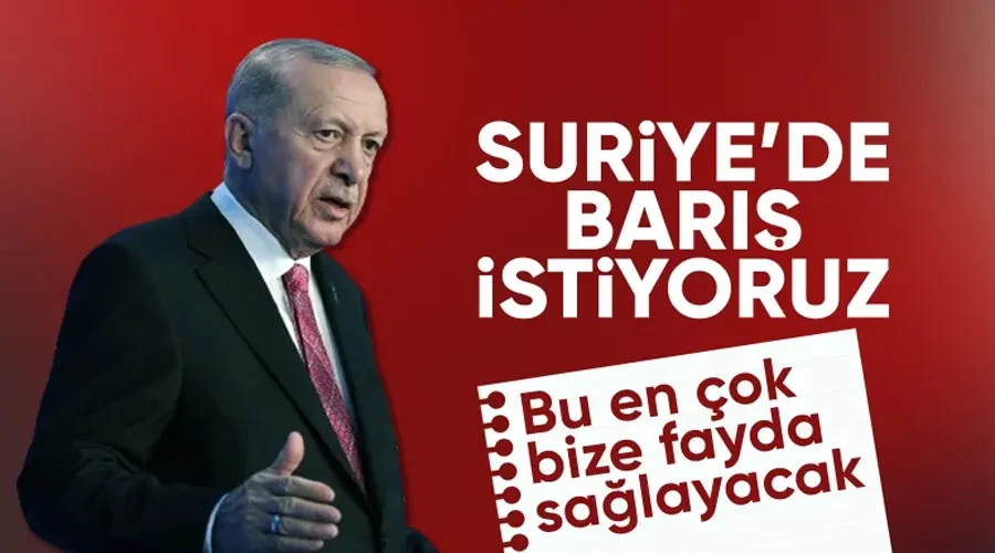 Cumhurbaşkanı Erdoğan NATO dönüşü soruları yanıtladı: Biz Suriye