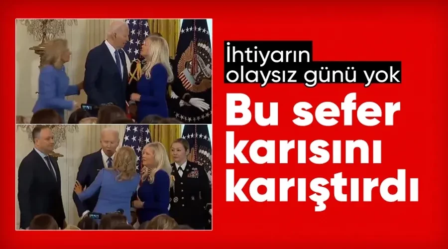 ABD Başkanı Joe Biden eşini başka kadınla karıştırdı