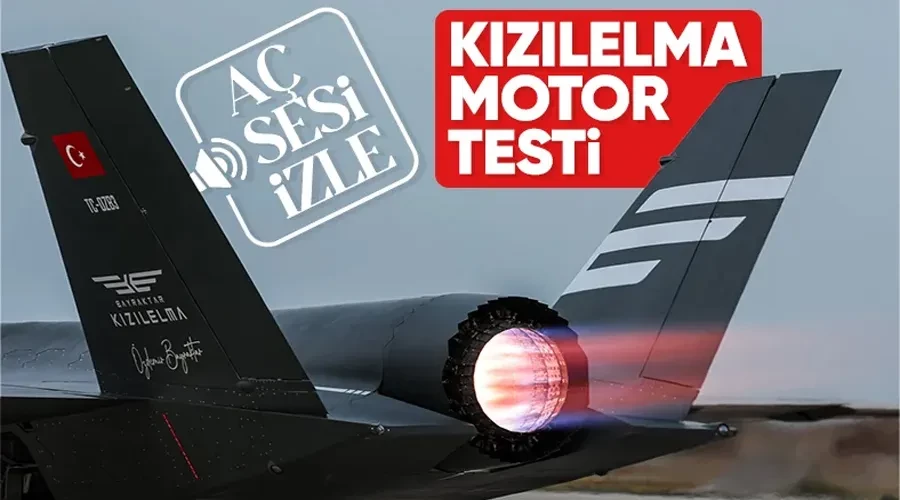 Bayraktar Kızılelma, Motor Çalıştırma Testi’ni başarıyla tamamladı