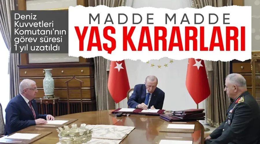 SON DAKİKA: YAŞ kararıyla 23 general ve amiral bir üst rütbeye yükseltildi