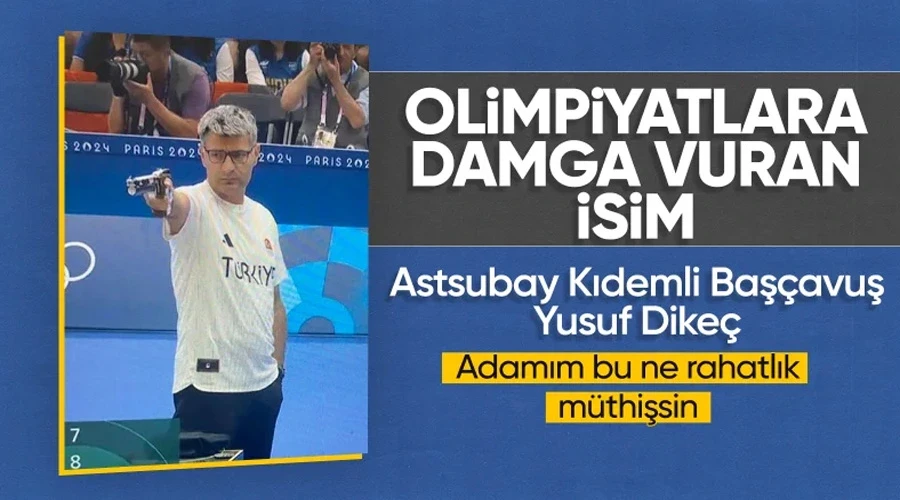 Olimpiyatlarda gümüş madalya kazanan Yusuf Dikeç rahatlığıyla dünyada gündem oldu