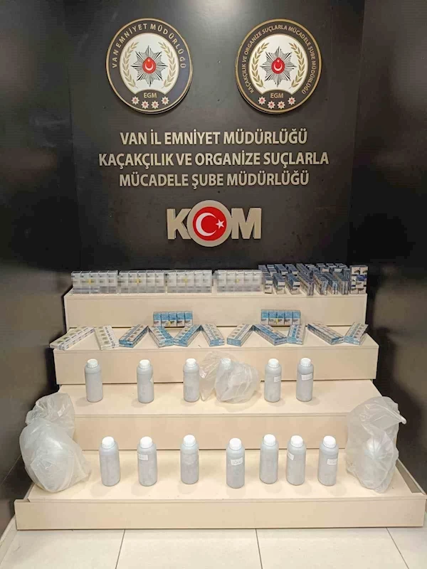 Van’da 194 kilo saf cıva ele geçirildi