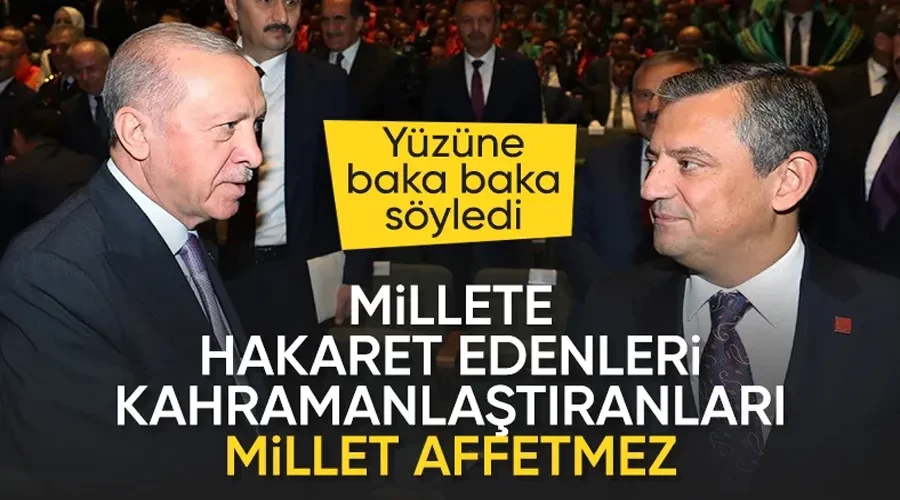 Cumhurbaşkanı Erdoğan ve Özgür Özel bir araya geldi