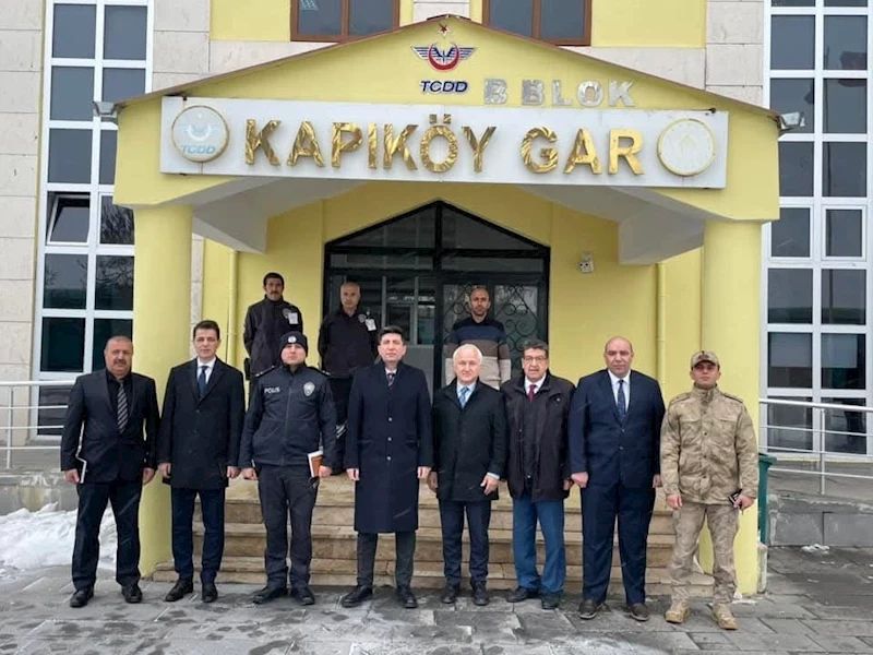 Saray Kaymakamı Gürdal Kapıköy Gar Şefliğinde incelemelerde bulundu