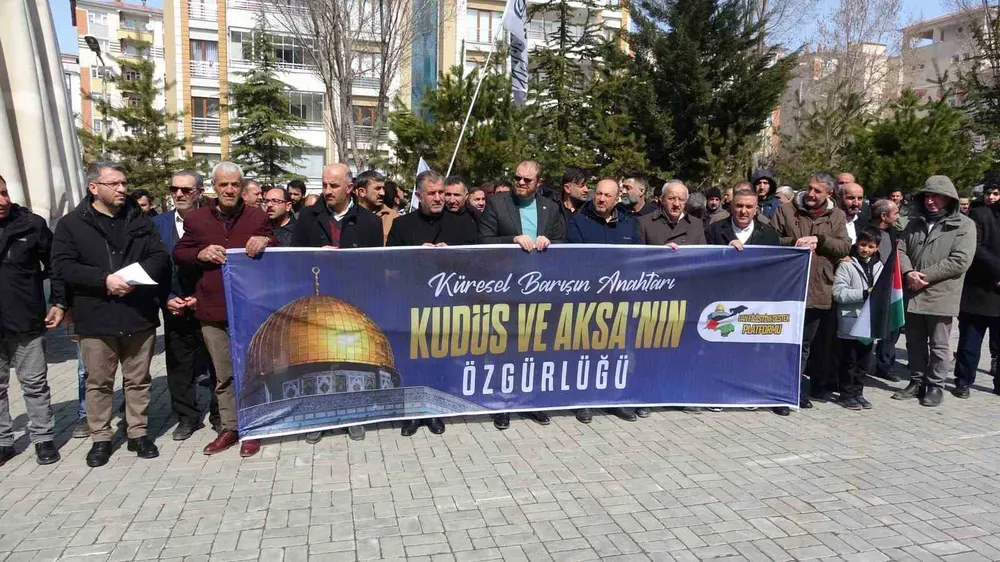 Van Filistin'e Destek Platformu: "Küresel Barışın Anahtarı Kudüs ve Aksa'nın Özgürlüğüdür"